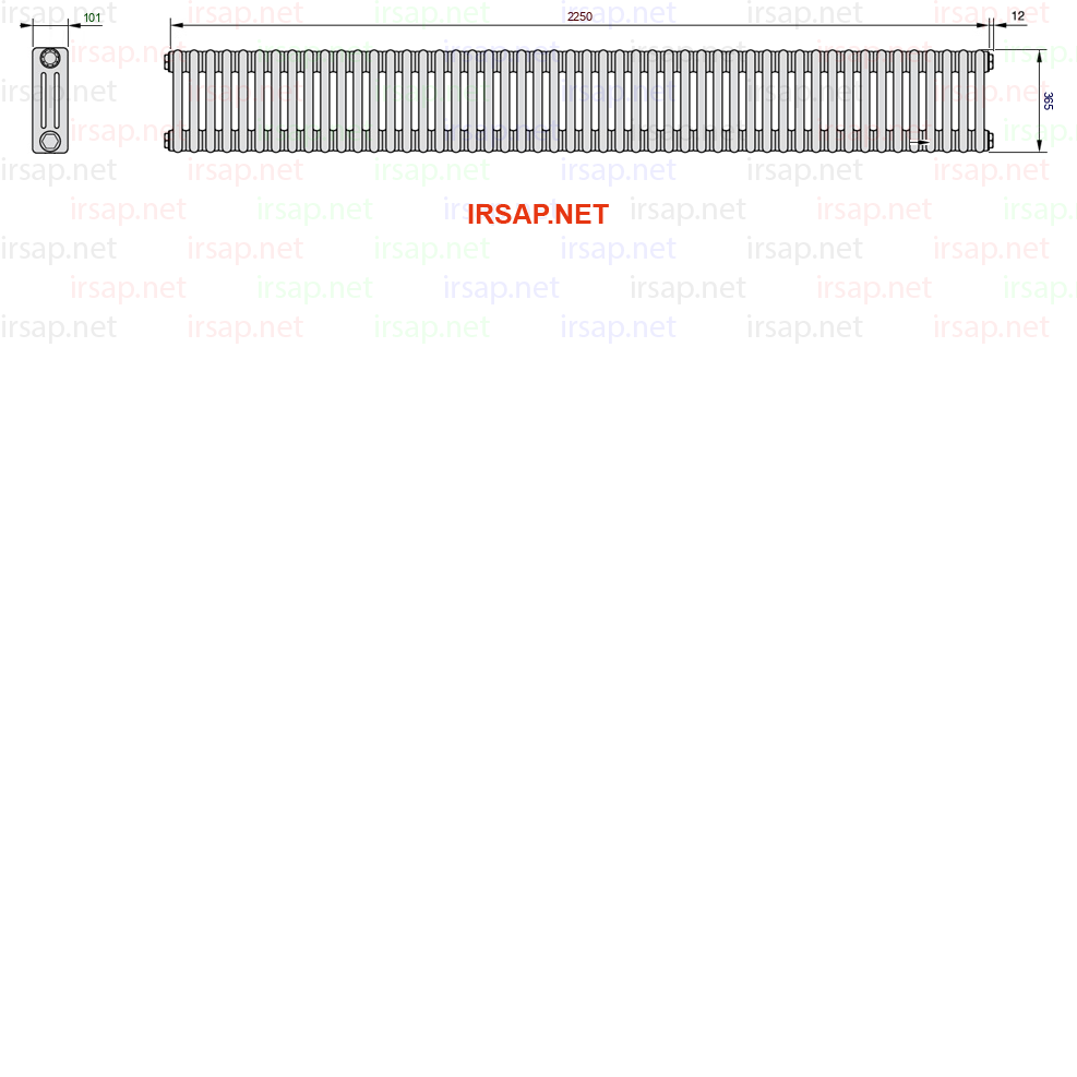 Радиатор IRSAP Tesi 30365/50 T14 CL 01